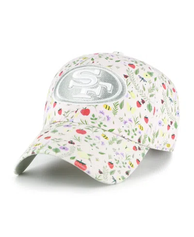 47 Brand Women's Light Pink San Francisco 49ers Posey Clean Up Adjustable Hat In Multi