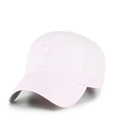 47 Brand Women's Light Pink Texas Rangers Pastel Clean Up Adjustable Hat