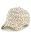 47 Brand Women's Natural Colorado Rockies Panthera Clean Up Adjustable Hat In Natural