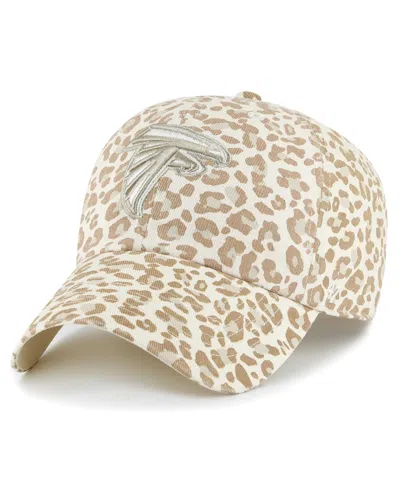 47 BRAND WOMEN'S NATURAL ATLANTA FALCONS PANTHERA CLEAN UP ADJUSTABLE HAT