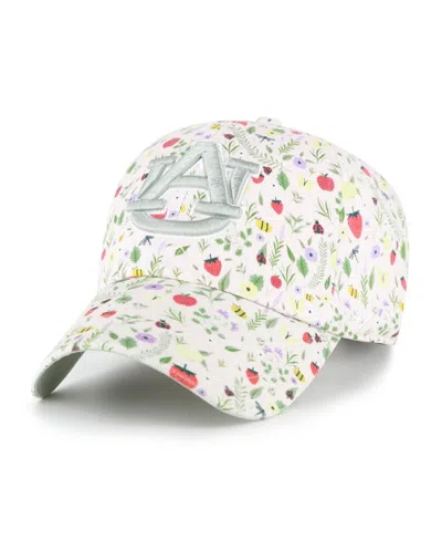 47 Brand Women's Natural Auburn Tigers Posey Clean Up Adjustable Hat In Gray
