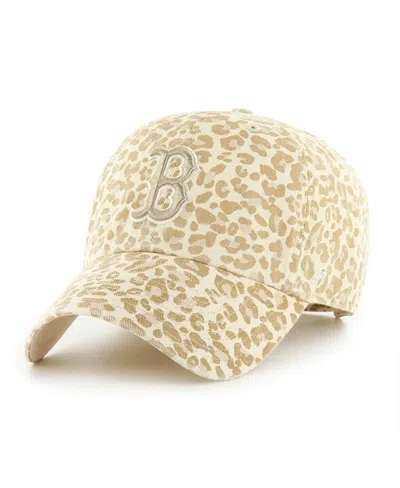 47 Brand Women's Natural Boston Red Sox Panthera Clean Up Adjustable Hat