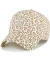 47 Brand Women's Natural Colorado Rockies Panthera Clean Up Adjustable Hat In Natural