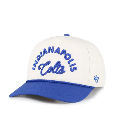 47 Brand Women's Natural Indianapolis Colts Rope Script Hitch Adjustable Hat