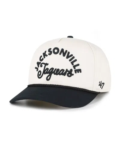 47 Brand Women's Natural Jacksonville Jaguars Rope Script Hitch Adjustable Hat