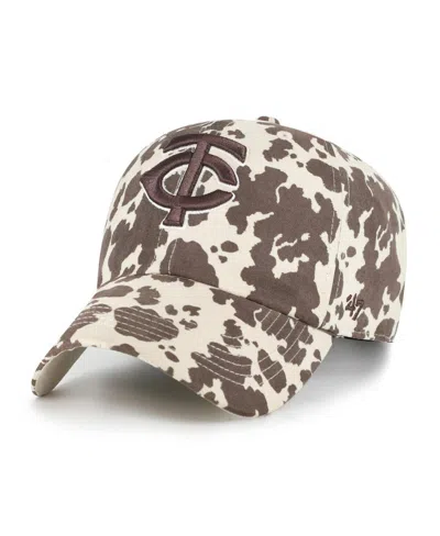 47 Brand Women's Natural Minnesota Twins Bessie Clean Up Adjustable Hat In Brown