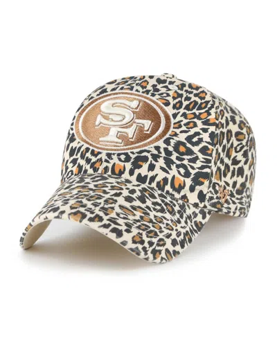 47 Brand Women's Natural San Francisco 49ers Lisa Clean Up Adjustable Hat