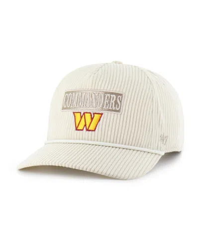 47 Brand Women's Natural Washington Commanders Mellow Corduroy Hitch Adjustable Hat