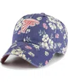 47 Brand Women's Navy Atlanta Falcons Primrose Clean Up Adjustable Hat In Navy