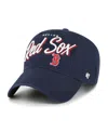 47 Brand Women's Navy Boston Red Sox Ariana Clean Up Adjustable Hat In Blue