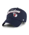47 Brand Women's Navy Cleveland Guardians Ariana Clean Up Adjustable Hat In Blue