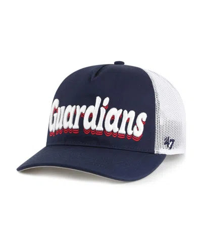 47 Brand Women's Navy Cleveland Guardians Biloxi Hitch Adjustable Hat