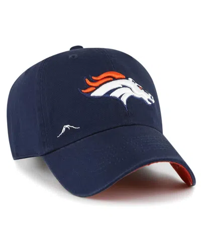 47 Brand Women's Navy Denver Broncos Confetti Icon Clean Up Adjustable Hat