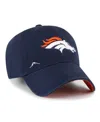47 Brand Women's Navy Denver Broncos Confetti Icon Clean Up Adjustable Hat In Blue