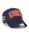 47 Brand Women's Navy Detroit Tigers Zoey Clean Up Adjustable Hat In Blue
