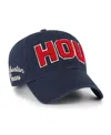 47 Brand Women's Navy Houston Texans Zoey Clean Up Adjustable Hat In Blue
