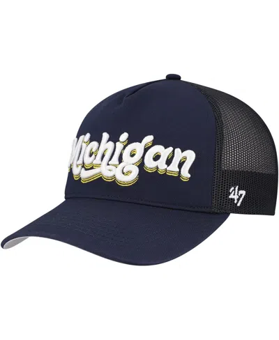 47 Brand Women's Navy Michigan Wolverines Biloxi Hitch Adjustable Hat