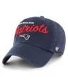 47 Brand Women's Navy New England Patriots Phoebe Clean Up Adjustable Hat In Navy