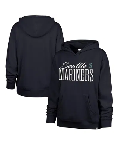 47 Brand Women's Navy Seattle Mariners Whim Hoodie In Blue