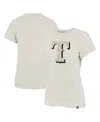 47 BRAND WOMEN'S OATMEAL TEXAS RANGERS PANTHERA FRANKIE T-SHIRT