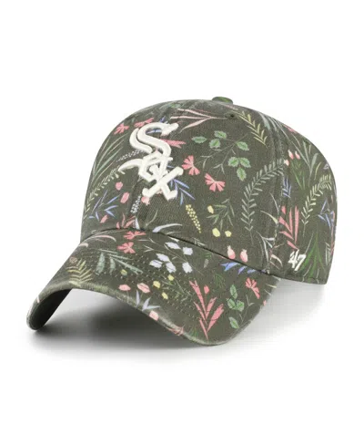47 Brand Women's Olive Chicago White Sox Moss Verbena Clean Up Adjustable Hat In Green