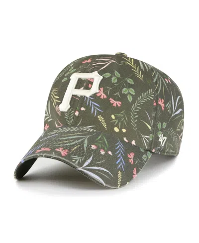 47 Brand Women's Olive Pittsburgh Pirates Moss Verbena Clean Up Adjustable Hat In Green