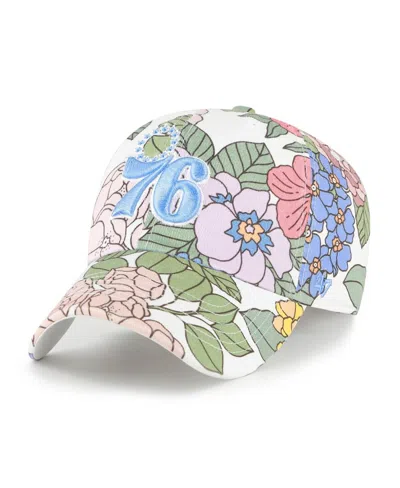 47 Brand Women's Philadelphia 76ers Florentina Clean Up Adjustable Hat In Multi