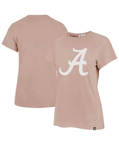 47 Brand Women's Pink Alabama Crimson Tide Premier Frankie T-shirt In Multi