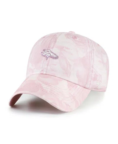47 Brand Women's Pink Denver Broncos Gardenia Clean Up Adjustable Hat