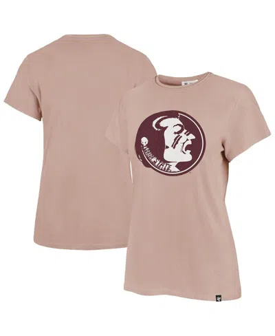 47 Brand Women's Pink Florida State Seminoles Premier Frankie T-shirt