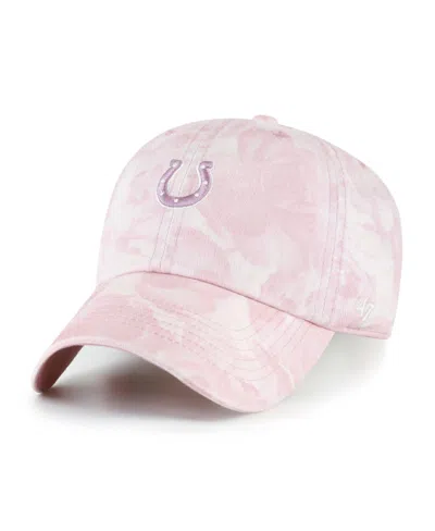 47 Brand Women's Pink Indianapolis Colts Gardenia Clean Up Adjustable Hat