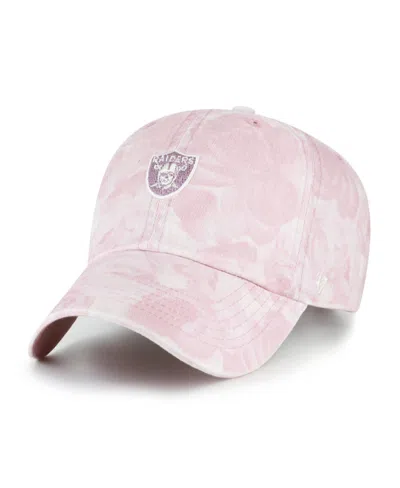 47 Brand Women's Pink Las Vegas Raiders Gardenia Clean Up Adjustable Hat