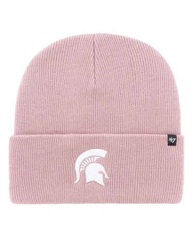 47 Brand Women's Pink Michigan State Spartans Haymaker Cuffed Knit Hat