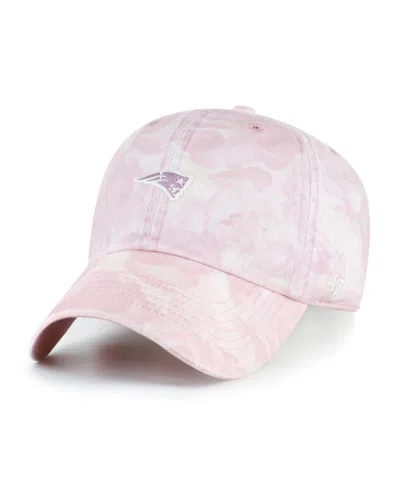 47 Brand Women's Pink New England Patriots Gardenia Clean Up Adjustable Hat