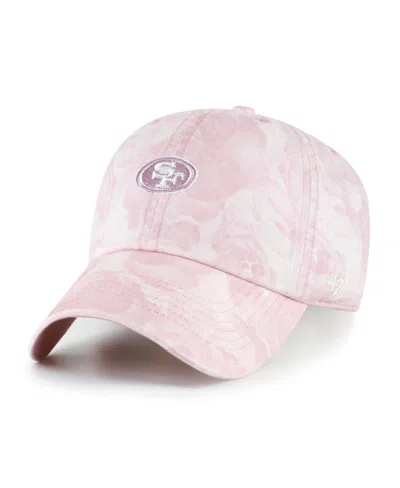 47 Brand Women's Pink San Francisco 49ers Gardenia Clean Up Adjustable Hat
