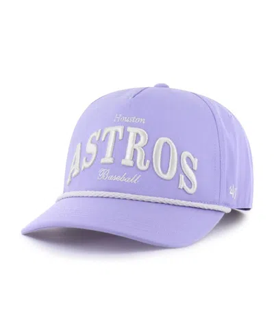47 Brand Women's Purple Houston Astros Gelato Hitch Rope Adjustable Hat