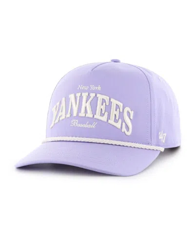 47 Brand Women's Purple New York Yankees Gelato Hitch Rope Adjustable Hat