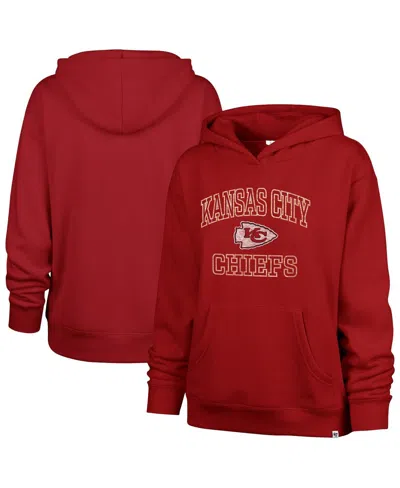 47 Brand Women's Red Kansas City Chiefs Clarity Naomi Pullover Hoodie