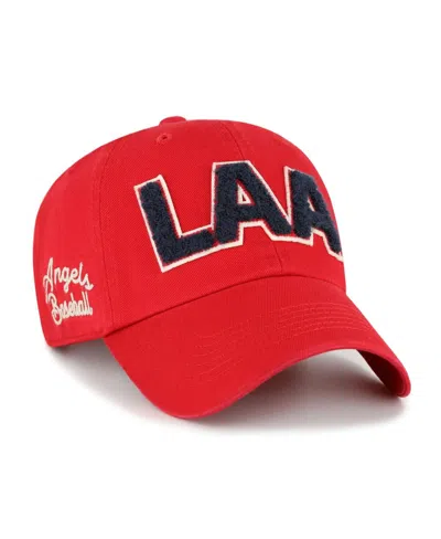 47 Brand Women's Red Los Angeles Angels Zoey Clean Up Adjustable Hat