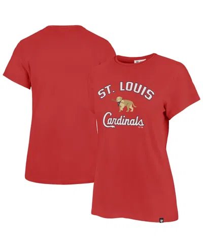 47 Brand Women's Red St. Louis Cardinals Regional Frankie T-shirt In Multi