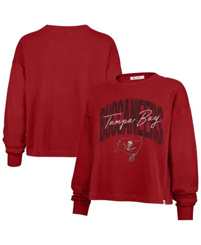 47 Brand Women's Red Tampa Bay Buccaneers Muse Sydney Long Sleeve T-shirt
