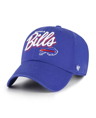 47 Brand Women's Royal Buffalo Bills Ariana Clean Up Adjustable Hat In Blue