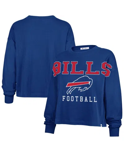 47 BRAND WOMEN'S ROYAL BUFFALO BILLS OUTREACH CITY OVERSIZED LONG SLEEVE T-SHIRT