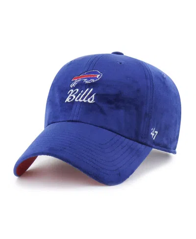 47 Brand Women's Royal Buffalo Bills Spirited Clean Up Adjustable Hat In Blue