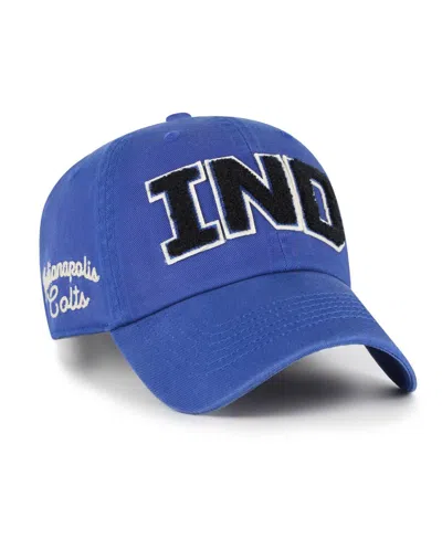 47 Brand Women's Royal Indianapolis Colts Zoey Clean Up Adjustable Hat In Blue