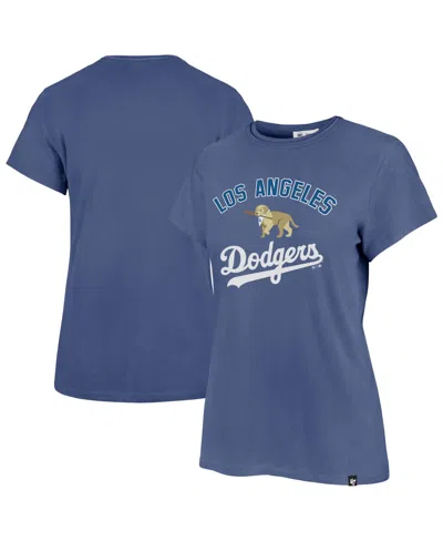 47 Brand Women's Royal Los Angeles Dodgers Regional Frankie T-shirt In Blue