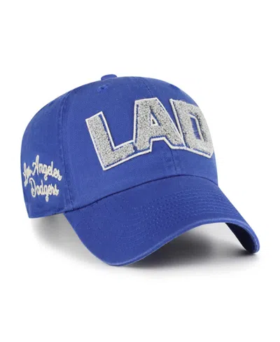 47 Brand Women's Royal Los Angeles Dodgers Zoey Clean Up Adjustable Hat In Blue