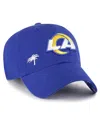 47 Brand Women's Royal Los Angeles Rams Confetti Icon Clean Up Adjustable Hat In Royal