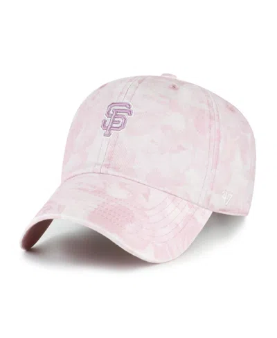 47 Brand Women's San Francisco Giants Gardenia Floral-print Baseball Cap In Pink