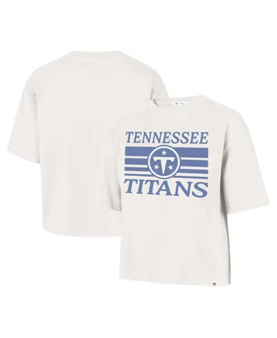 47 Brand Women's Stone Tennessee Titans Go Team T-shirt In Gray